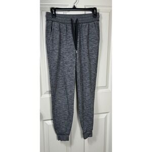 Old Navy Ribbed Joggers Knit Lounge Pants Drawstring CozyChic Heathered Gray XS‎